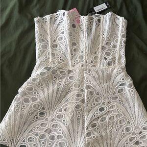 Elegant White Lace romper
